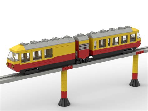 LEGO MOC Inter-City Passenger Monorail by paulvdb | Rebrickable - Build ...