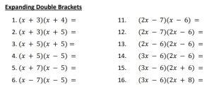 Expanding Double Brackets – Minimally Different