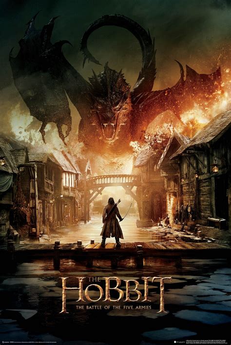 Poster The Hobbit - Smaug | Wall Art | 3+1 FREE | Abposters.com