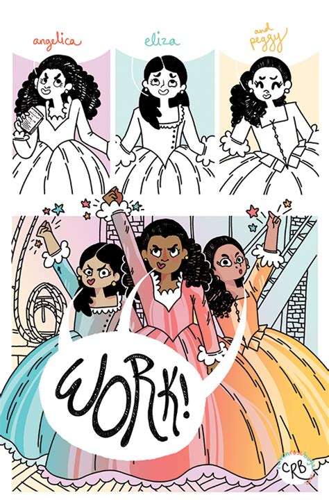 "The Schuyler Sisters" - and other amazing Hamilton Musical artwork ...