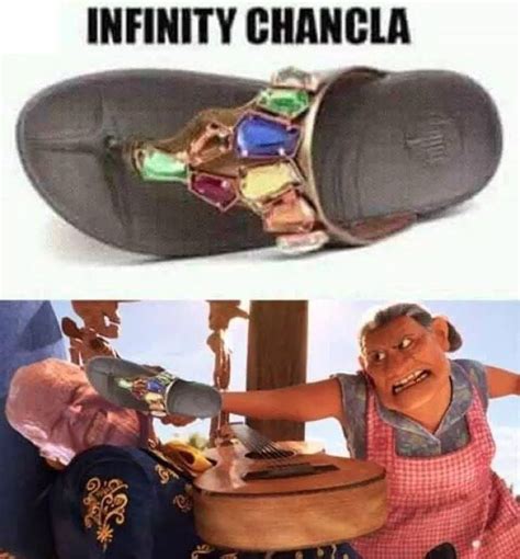 Thanos getting SMACKED by his grandma I MEAN her Infinity Chancla that ...