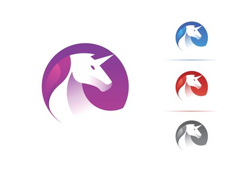 unicorn logo design by Tripti Ranjan Gain on Dribbble