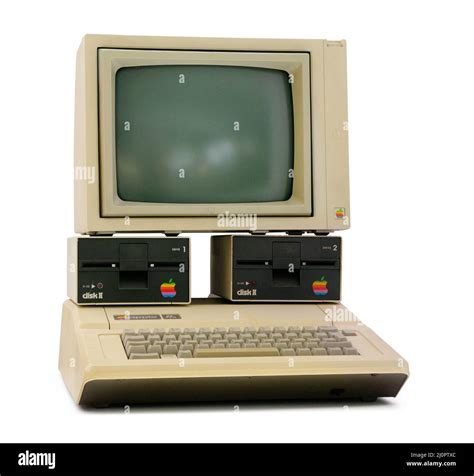 Apple ii computer Cut Out Stock Images & Pictures - Alamy