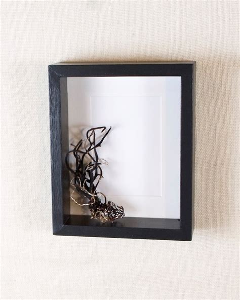 Items similar to Deep Box Frame 5x7 - Black - Deep Frame, Open Box Frame on Etsy