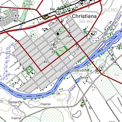 2725CC CHRISTIANA Map by Chief Directorate: National Geo-spatial ...