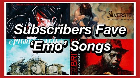 My Subscribers Favourite 'Emo' Songs - Popular Emo Songs 🖤 - YouTube