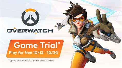 Overwatch Free trial event set for Switch Online members next week