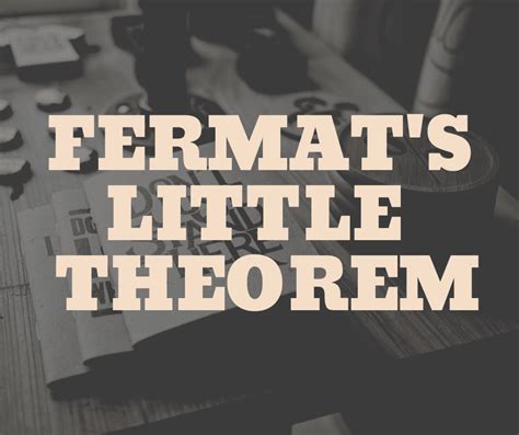 Fermat's Little Theorem - A beautiful proof by Fermat - Cheenta Academy