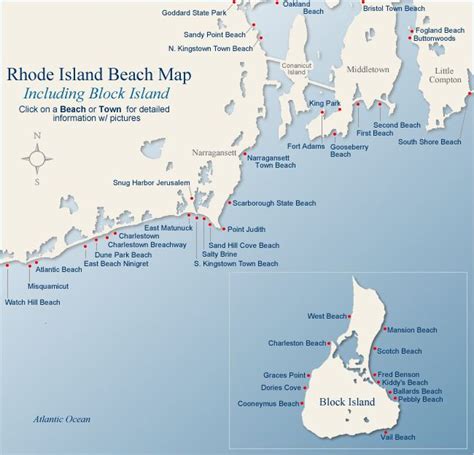 Map Of Rhode Island Beaches | Super Sports Cars