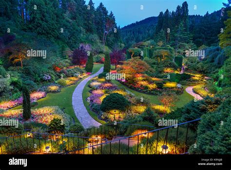 butchart gardens night | Fasci Garden