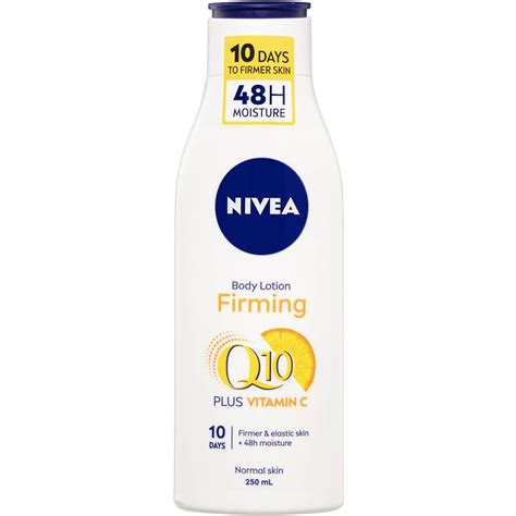 Nivea Body Moisturiser Q10 Firming Body Lotion 250ml | Woolworths