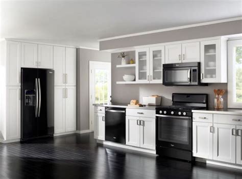 Decorating around black appliances | Black appliances kitchen, Kitchen ...