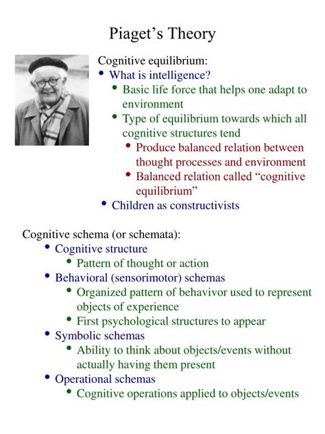 PPT - Cognitive Development - Piaget PowerPoint Presentation - ID:2063340