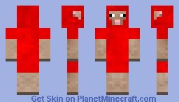 A Red Sheep Minecraft Skin