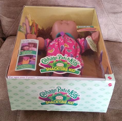 RARE Cabbage Patch Kids Doll Snacktime Kid In Box NIB Born 03/30/2015 Mattel | #1897999617