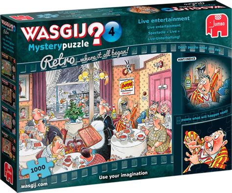 Jumbo puzzle Wasgij Mystery 4 Live Entertainment 1000 pièces - Internet-Toys