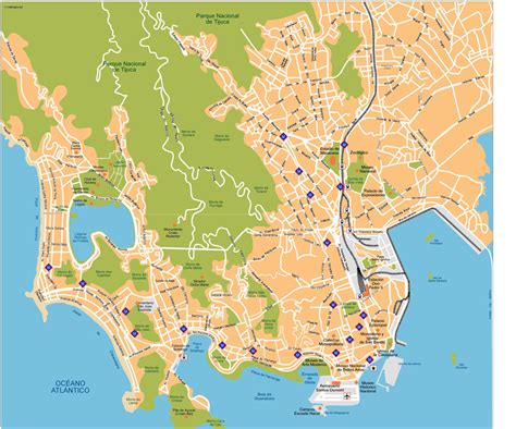 Rio De Janeiro Vector Map | Vector World Maps