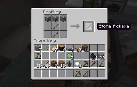 How to Make a Stone Pickaxe in Minecraft (Update 2021) • Wowkia.com