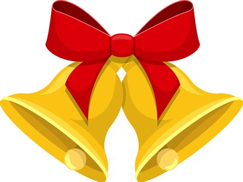 Christmas bells clipart design illustration 9380154 PNG