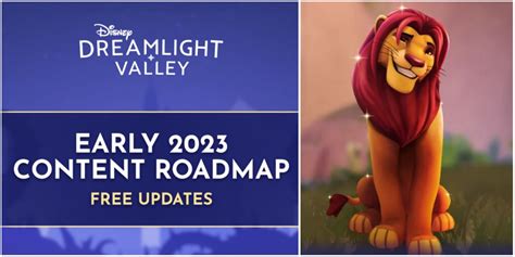 Disney Dreamlight Valley Roadmap Teases Multiplayer, Simba, and More to Come in 2023