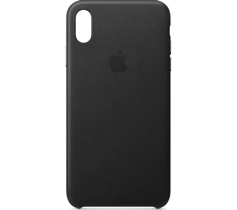 Buy APPLE iPhone Xs Max Leather Case - Black | Free Delivery | Currys