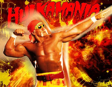 Download "Hulk Hogan - The Icon of Hulkamania" Wallpaper | Wallpapers.com