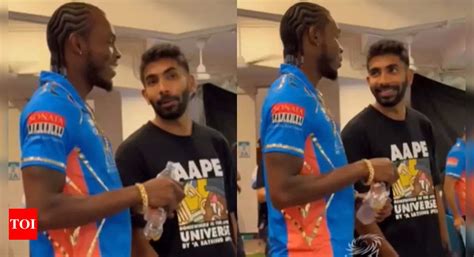 Jasprit Bumrah: WATCH: Jasprit Bumrah makes first appearance post his back surgery during WPL ...