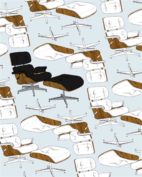 Chair Pattern Illustrations on Behance