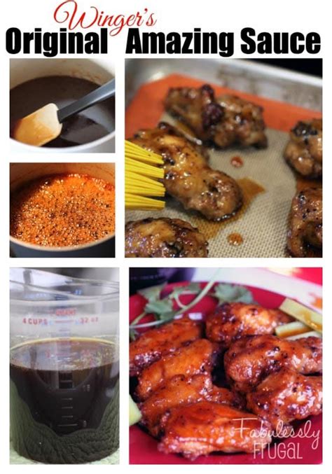 Winger's Original Amazing Sauce Recipes - Fabulessly Frugal