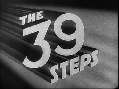 The Thirty Nine Steps - English