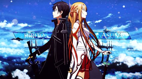 Download Kazuto Kirigaya Kirito (Sword Art Online) Asuna Yuuki Anime Sword Art Online HD ...