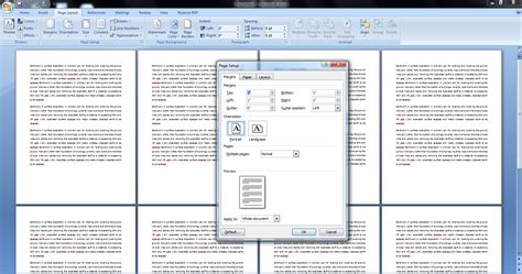 Learn New Things: MS Word Page Setup Shortcut Key for All Versions