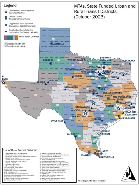 Texas transit agencies – find yours