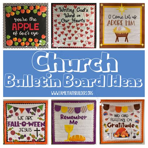 Church Bulletin Board Ideas - Family Faith Builders