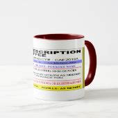Funny Personalized Rx Prescription Coffee Mug | Zazzle