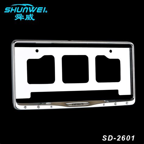 Chrome-plating Japanese License Plate Frame For Car - Buy License Plate Frame Japan,Japanese ...