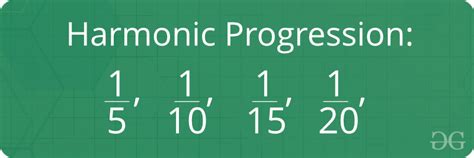 Harmonic Progression Formula Examples Harmonic Sequence – NBKomputer