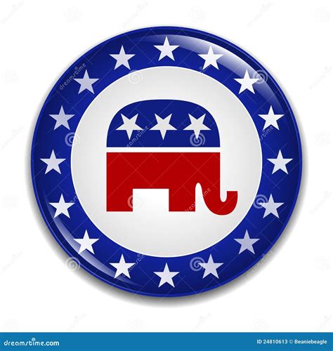 Republican Party Logo Badge Editorial Stock Photo - Image: 24810613