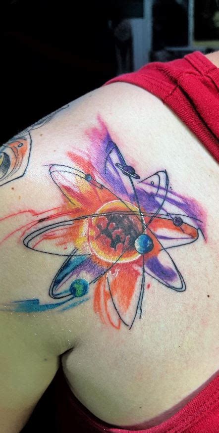 85 Atom Tattoos to Showcase Your Love for Science – Homie Daily