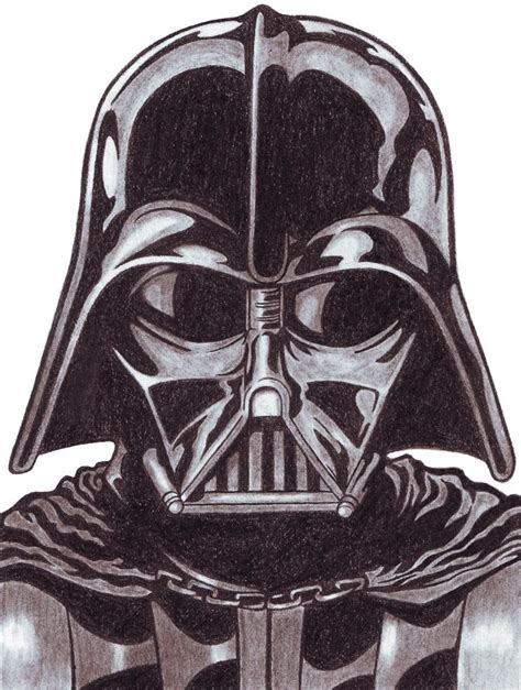 Darth Vader (Charcoal Pencils) | Star wars drawings, Star wars art drawings, Star wars painting