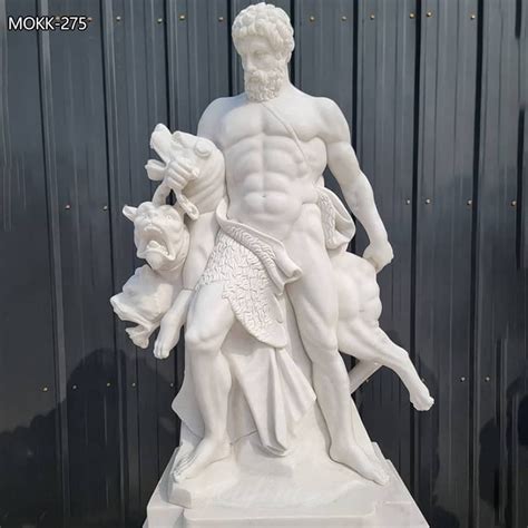 Marble Hercules and Cerberus Statue for Sale - YouFine