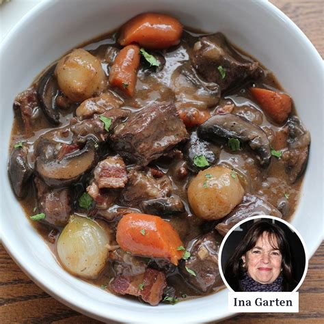 Ina Garten's Beef Bourguignon Is the Easiest Fancy Meal Ever | Beef bourguignon, Ina garten beef ...