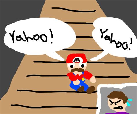 super mario 64 speedrun - Drawception