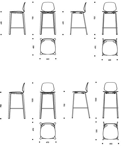 21+ Bar Stool CAD Block, Terkini!