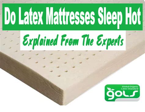 Do Latex Mattresses Sleep Hot? Explained From The Experts!