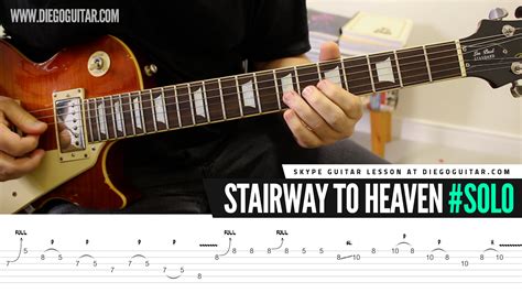 Stairway To Heaven Solo Tab | Diego Guitar Lessons