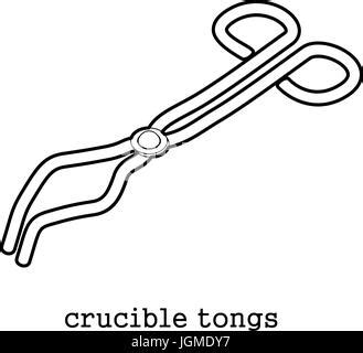 Crucible tongicon outline Stock Vector Image & Art - Alamy