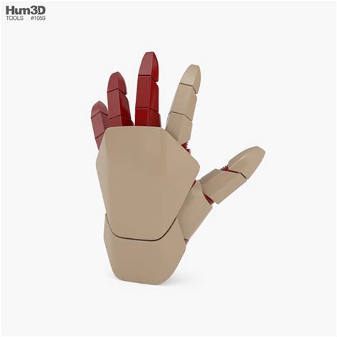 Iron Man Glove 3D model | CGTrader