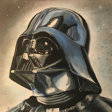 Finished darth Vader drawing in colored pencil. #drawing #darthvader # ...