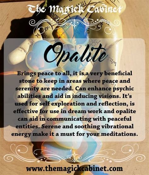 Opalite | Healing crystals meanings, Crystal healing stones, Serpentine crystal